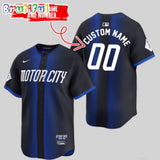 Detroit Tigers Navy 2024 City Connect Jersey Shirt