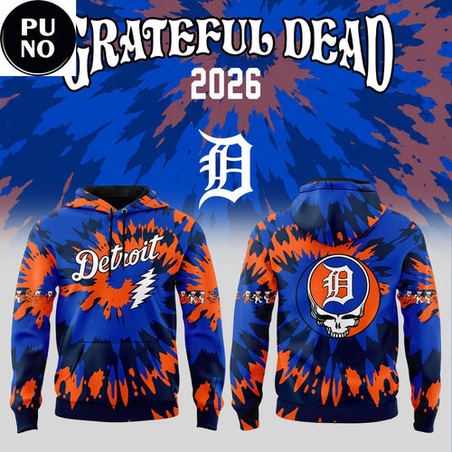 Detroit Tigers x Grateful Dead Night 2026 Hoodie