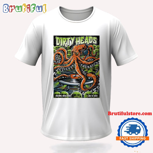 Dirty Heads July 12 2024 Holmdel New Jersey Tour T Shirt