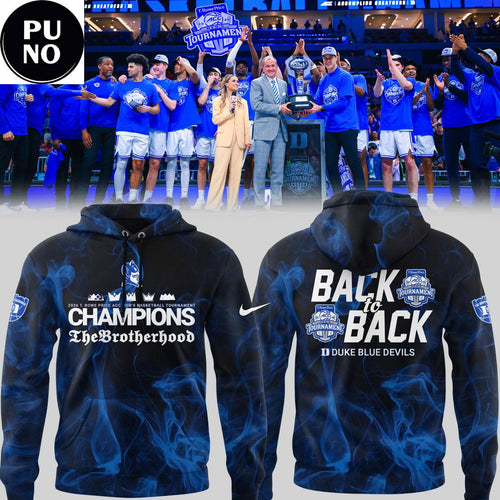 Duke Blue Devils ACC Tournament Champions 2026 Blue Smoke Hoodie