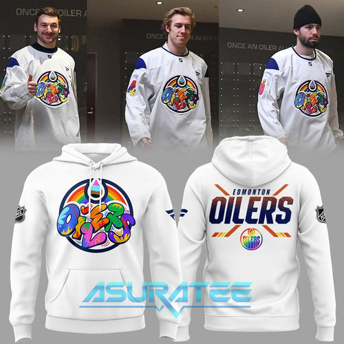 Edmonton Oilers Celebrating Pride Night 2026 Hoodie Set