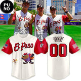 El Paso Chihuahuas x Looney Tunes Night 2026 Personalized Baseball Jersey