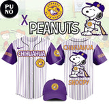 El Paso Chihuahuas x Peanuts Vintage Night 2026 Baseball Jersey