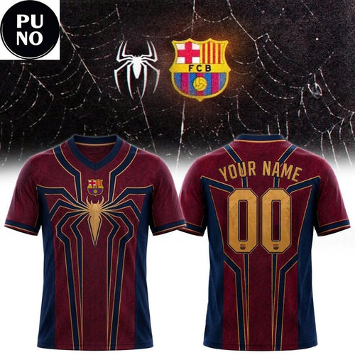 FC Barcelona x Spider-Man 2026 Personalized T-Shirt