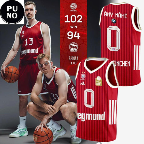 FC Bayern Munich 2026/27 Home Personalized Basketball Jersey
