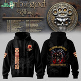 Five Finger Death Punch Golden Wreath Skull Hoodie Edition