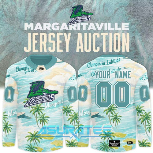 Florida Everblades x Margaritaville Night Hockey Jersey 2026