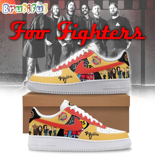 Foo Fighters Music Air Force 1 Shoes Sneaker