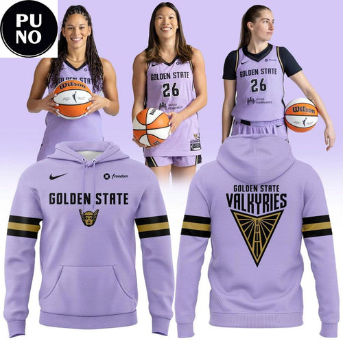 Golden State Valkyries 2026 Violet and Heroine Hoodie T-Shirt