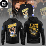 Golden State Warriors Stephen Curry 4000 Threes Pointers And Counting 2026 Hoodie T-Shirt
