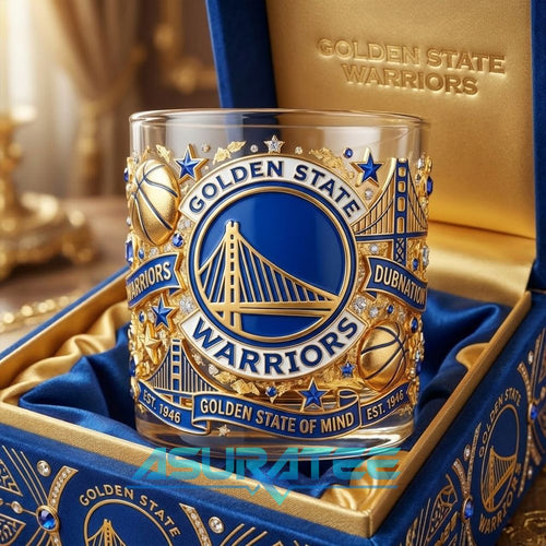 Golden State Warriors of Mind Commemorative Whiskey Glass