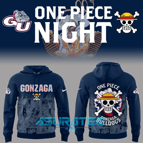 Gonzaga Bulldogs x One Piece Night Limited Edition Hoodie