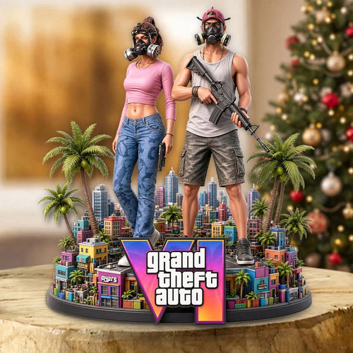 Grand Theft Auto VI Custom Shape Acrylic Plaque – TMTHU10196