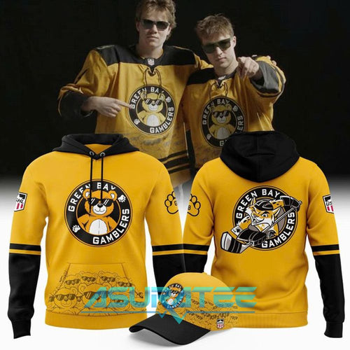 Green Bay Gamblers x 2026 Teddy Bear Limited Edition Hoodie, Cap