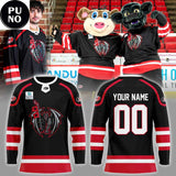 Greensboro Gargoyles x Canes Affiliation Weekend 2026 Personalized Hockey Jersey