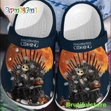 Halloween Is Coming Jack Skellington At Iron Throne