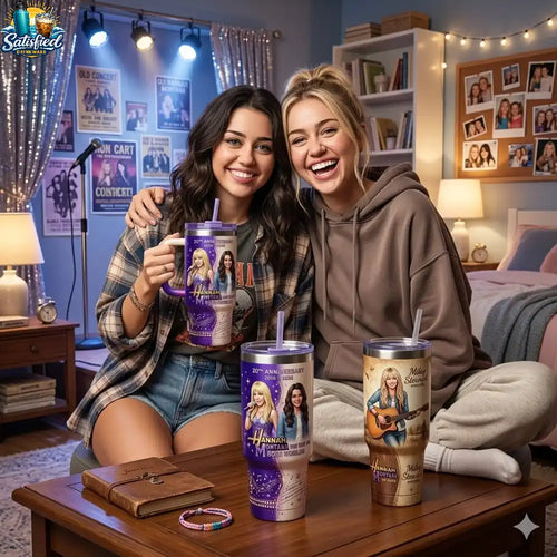 Hannah Montana The Best of Both Worlds 20th Anniversary Tumbler