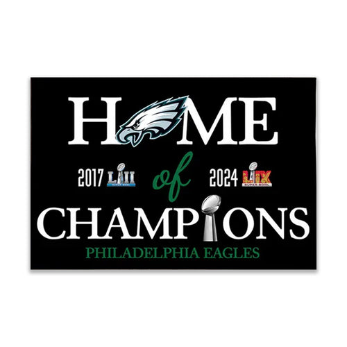 Home Of Champions Eagles 2X Super Bowl Doormat