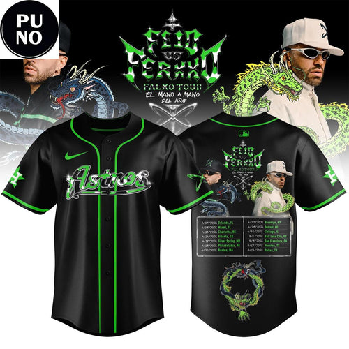 Houston Astros x Feid vs Ferxxo Falxo Tour 2026 Baseball Jersey