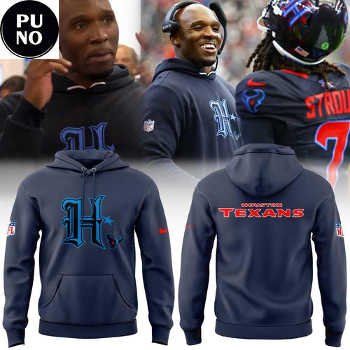 Houston Texans H-Town Logo Hoodie T-Shirt