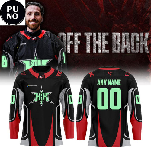 Huntsville Havoc Off the Back Glow Night 2026 Personalized Hockey Jersey