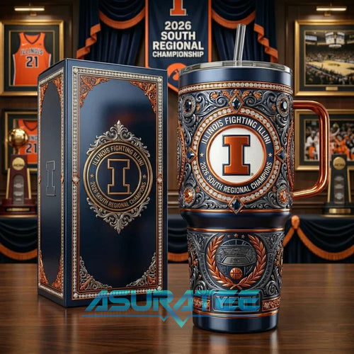 Illinois Fighting Illini 2026 South Regional Champions Special YETI Tumbler