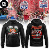 Indiana Hoosiers 2026 Peach Bowl Champions Never Daunted Hoodie T-Shirt