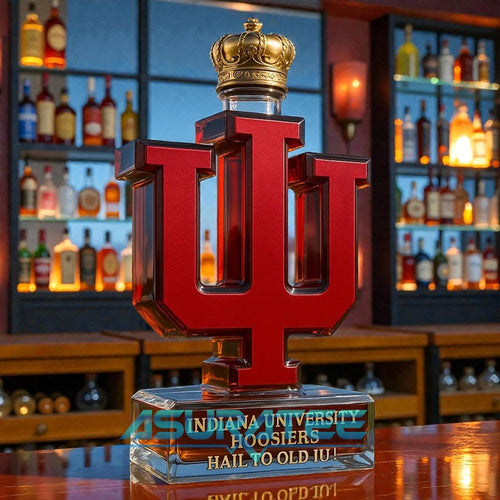 Indiana Hoosiers Limited Edition Whiskey Bottle