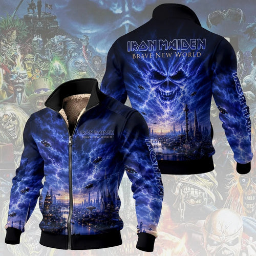 Iron Maiden Thick Knit Fleece Jacket – TMTHU10263