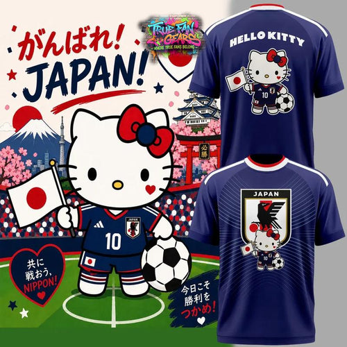 Japan Soccer x Hello Kitty World Cup 2026 Limited Edition Tee Shirt