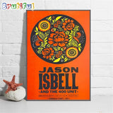Jason Isbell And The 400 Unit Lawrence Liberty Hall May Poster Canvas Art
