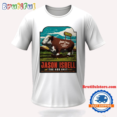 Jason Isbell July 14 2024 The KettleHouse Amphitheater Bonner Montana Vintage T Shirt