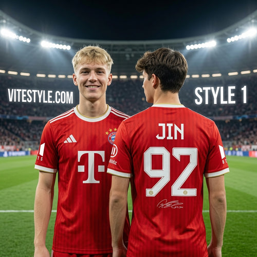 Jin BTS Bayern Munich Jersey