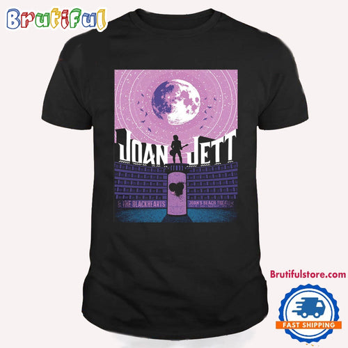 Joan Jett July 10 2024 Wantagh Northwell at Jones Beach Theater NY Tour T Shirt