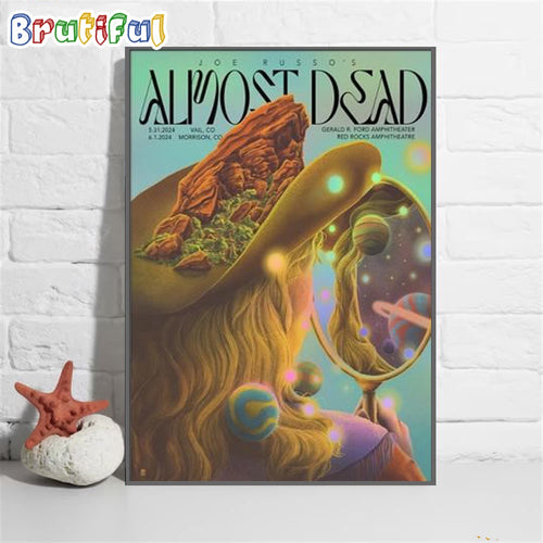 Joe Russos Almost Dead May 31 2024 Gerald R. Ford Amphitheater Wall Art Poster Canvas