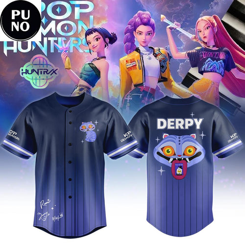 KPop Demon Hunters Derby Tiger Baseball Jersey