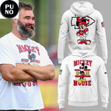 Kansas City Chiefs x Jason Kelce 2026 Mickey Mouse 1928 Hoodie T-Shirt