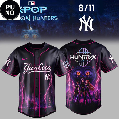 New York Yankees x K-Pop Demon Hunters Night 2026 Huntrix Baseball Jersey