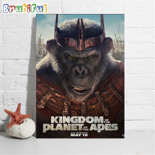 Kevin Durand As Proximus Caesar In Kingdom Of The Planet Of The Apes Official Art Poster Canvas