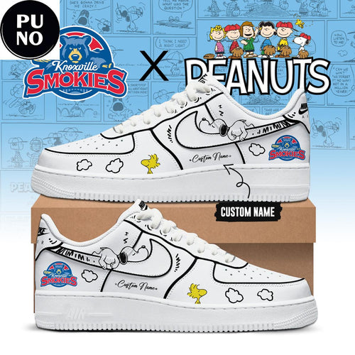 Knoxville Smokies x Peanut Night 2026 Custom Name Air Force 1 Shoes