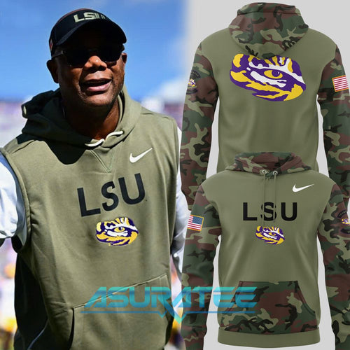 LSU Tigers x Military Appreciation 2025 Hoodie