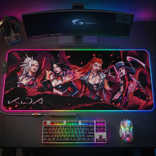 League of Legends K/DA FIRESTARTER Custom Gaming Desk Mat – GNE9170
