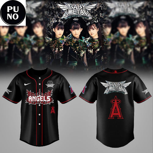 Los Angeles Angels x Babymetal World Tour 2026 Baseball Jersey
