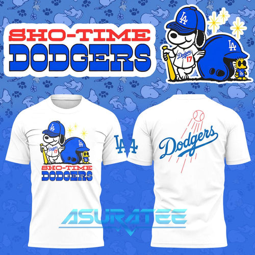 Los Angeles Dodgers x Snoopy Sho-time Dodgers Shirt
