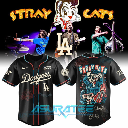 Los Angeles Dodgers x Stray Cats US Tour 2026 Limited Edition Jersey