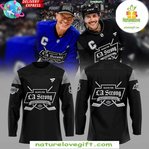 Los Angeles Kings 2026 Black Jersey LA Strong Hockey
