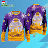 Los Angeles Lakers Moonlit Court Ugly Christmas Sweater