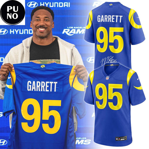 Los Angeles Rams Myles Garrett Signature 2026 Football Jersey