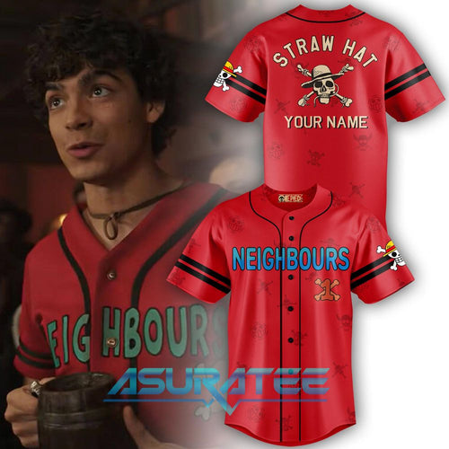 Luffy One Piece Live Action S2 Limited Edition Baseball Jersey