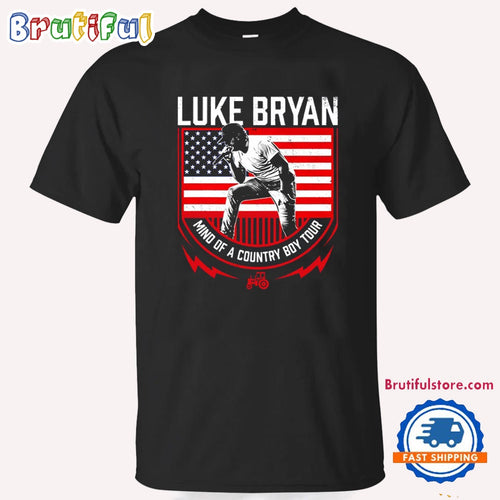 Luke Bryan Mind Of A Country Boy Tour Flag 2024 T Shirt